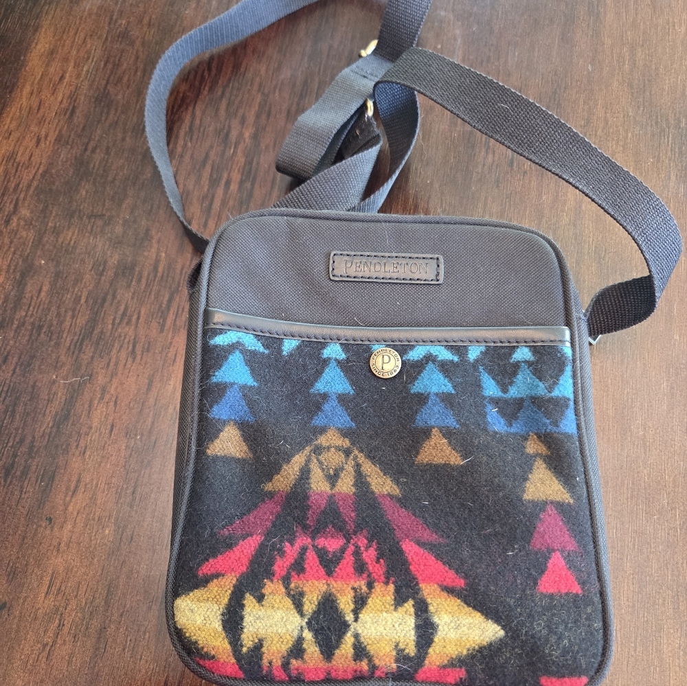 Pendleton Black And Multicolor Crossbody Bag. - image 1